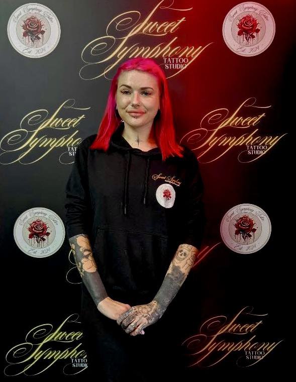 Corie tattoo artist at Sweet Symphony Tattoo